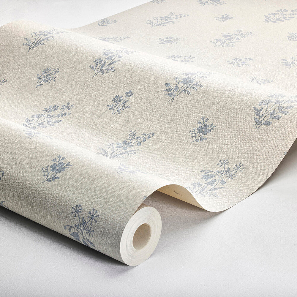 Petit Fleurs Wallpaper - Taupe - Boråstapeter - 4264 - Premier Wallcovering