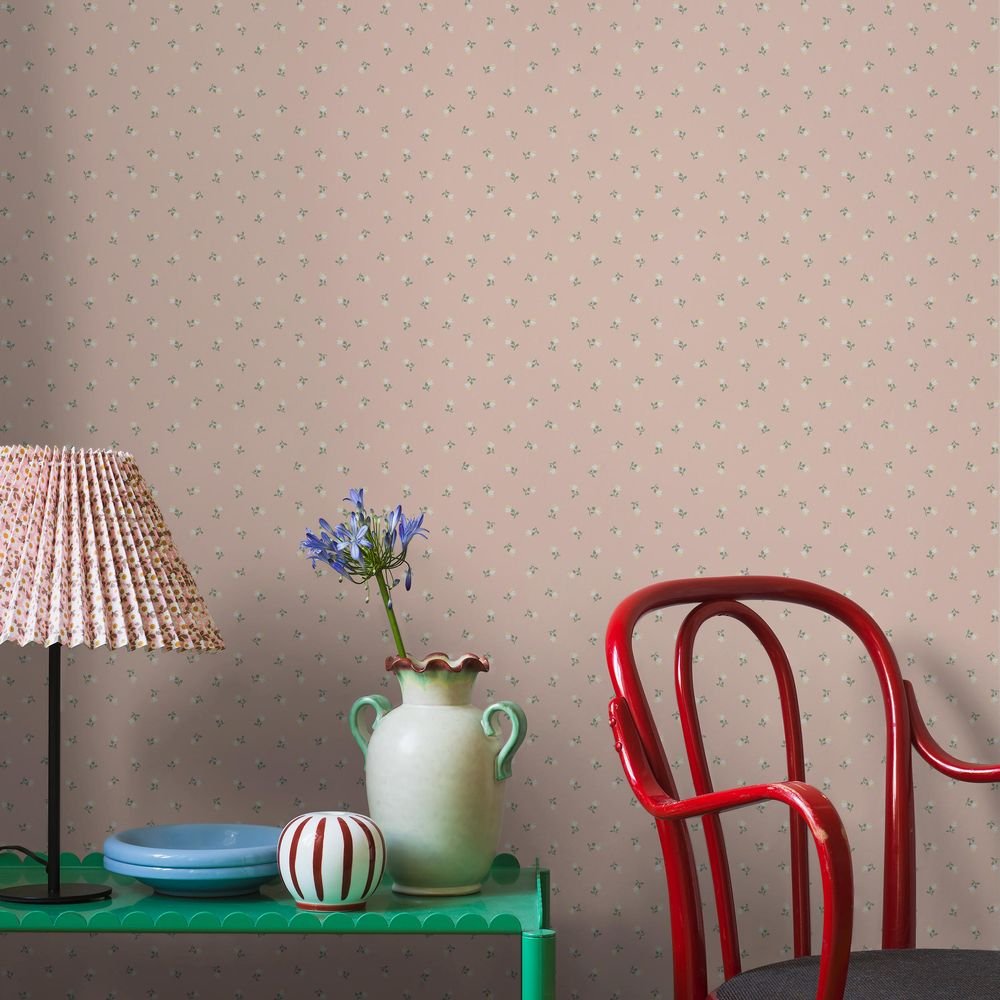 Petite Cherie Wallpaper - Pink - Boråstapeter - 7781 - Premier Wallcovering