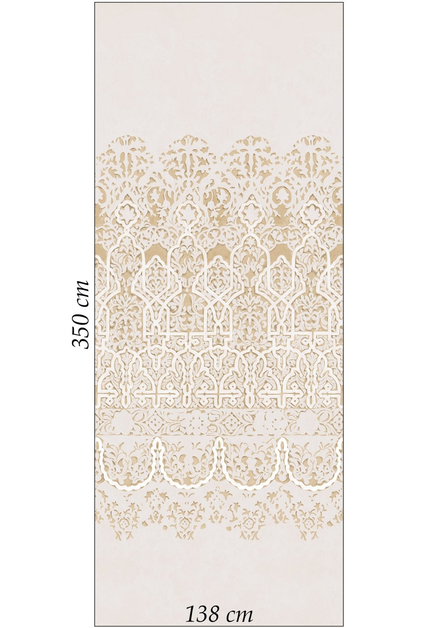 Petra Wallpaper - Sand - Lewis & Wood - Premier Wallcovering