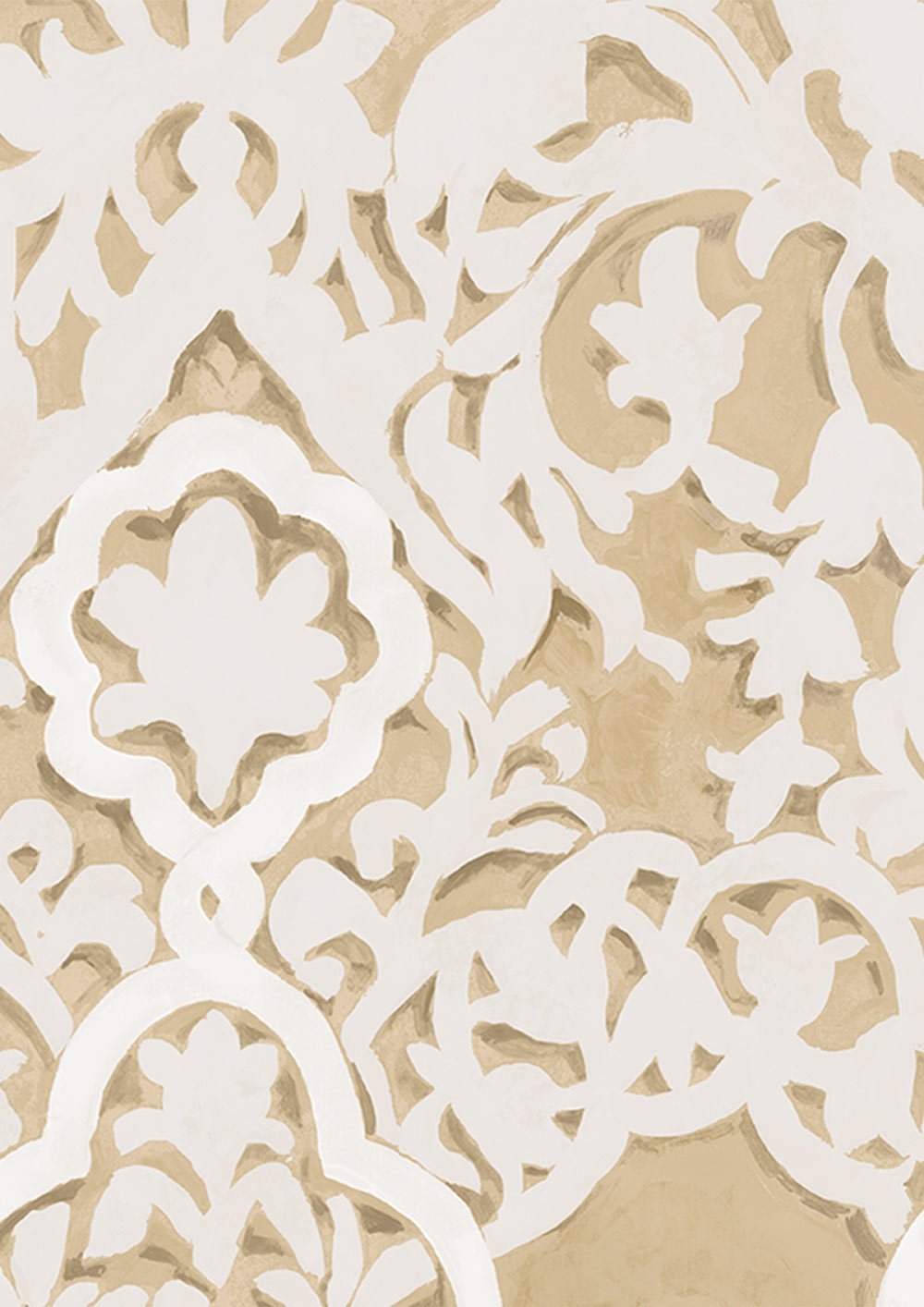Petra Wallpaper - Sand - Lewis & Wood - Premier Wallcovering