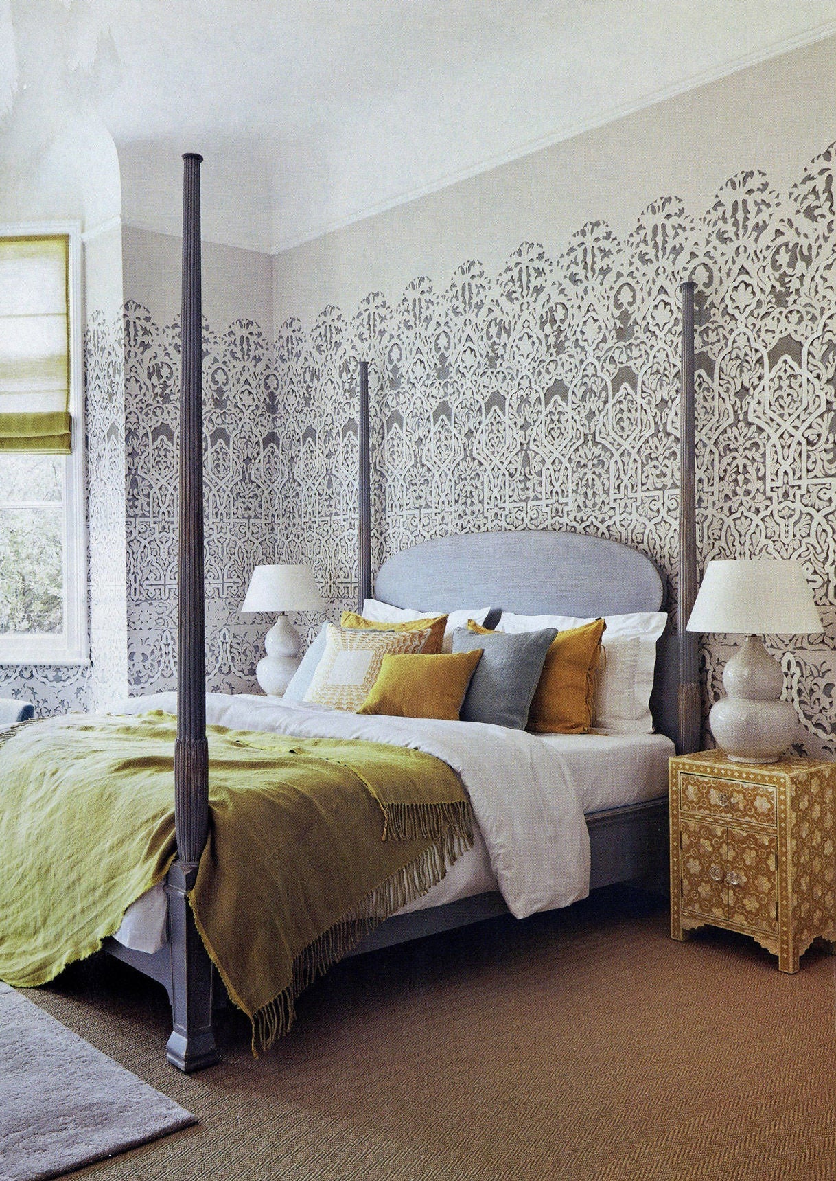 Petra Wallpaper - Moonstone - Lewis & Wood - Premier Wallcovering