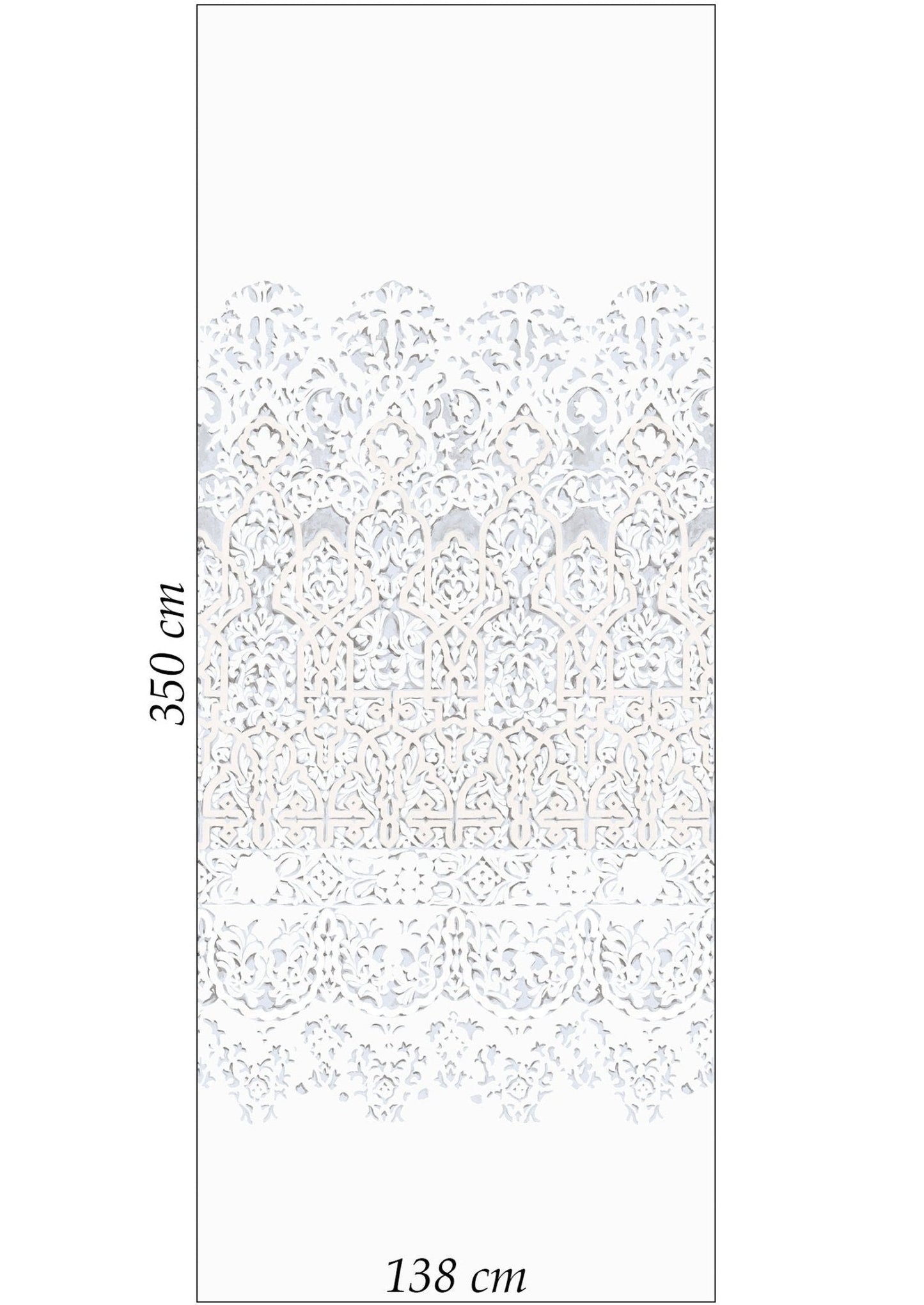 Petra Wallpaper - Rock Salt - Lewis & Wood - Premier Wallcovering