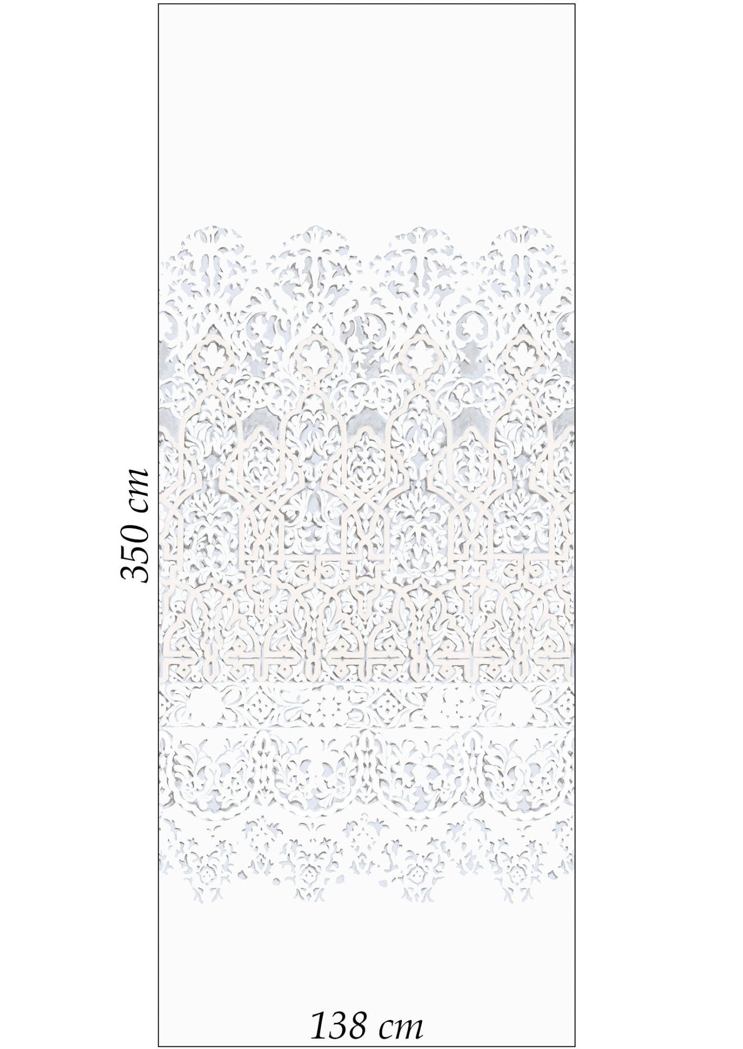 Petra Wallpaper - Rock Salt - Lewis & Wood - Premier Wallcovering