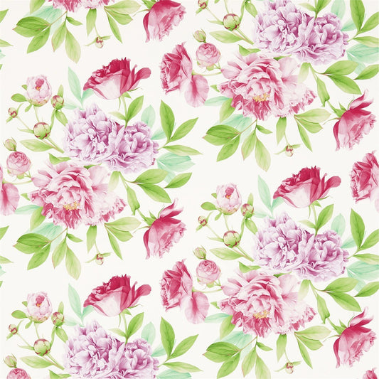Phoebe Wallpaper - Peony/Leaf - ZWOO311359 - Zoffany