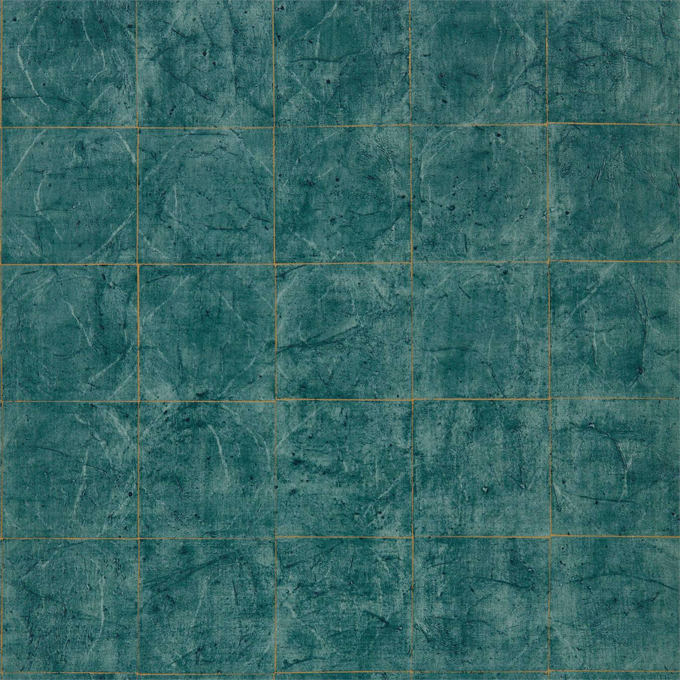Piastrella Wallpaper - Huntsman Green - ZFOW312950 - Zoffany