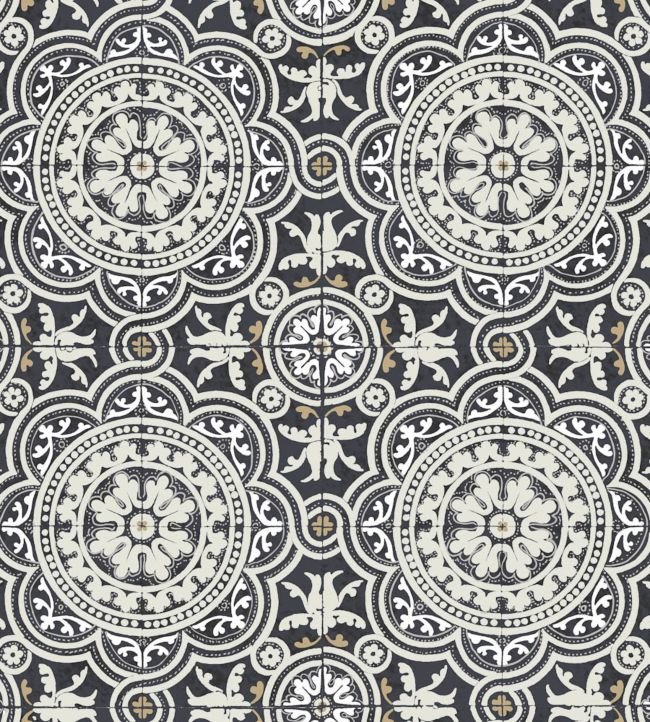 Piccadilly Wallpaper - Grey & Black - 94/8045 - Cole & Son - Premier Wallcovering