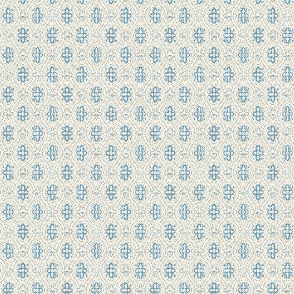 Pigkammaren Wallpaper - Powder Blue and Beige - Boråstapeter - 4527 - Premier Wallcovering