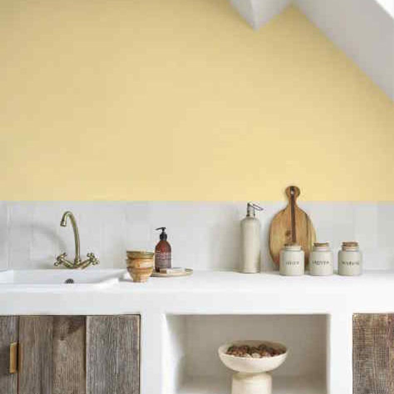 Pigments Wallpaper - Jaune Limonade - Casadeco - 200332002 - Premier Wallcovering
