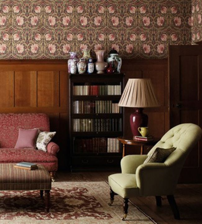 Pimpernel Wallpaper - Bayleaf/Manilla - 210388 - Morris & Co