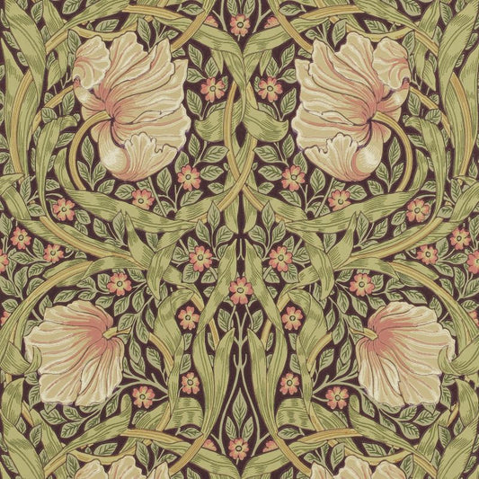 Pimpernel Wallpaper - Bullrush/Russet - Morris & Co - 216471