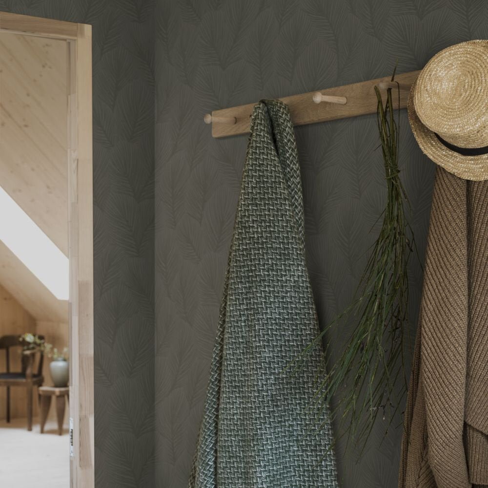 Pine Tree Wallpaper - Slate - Boråstapeter - 4704 - Premier Wallcovering