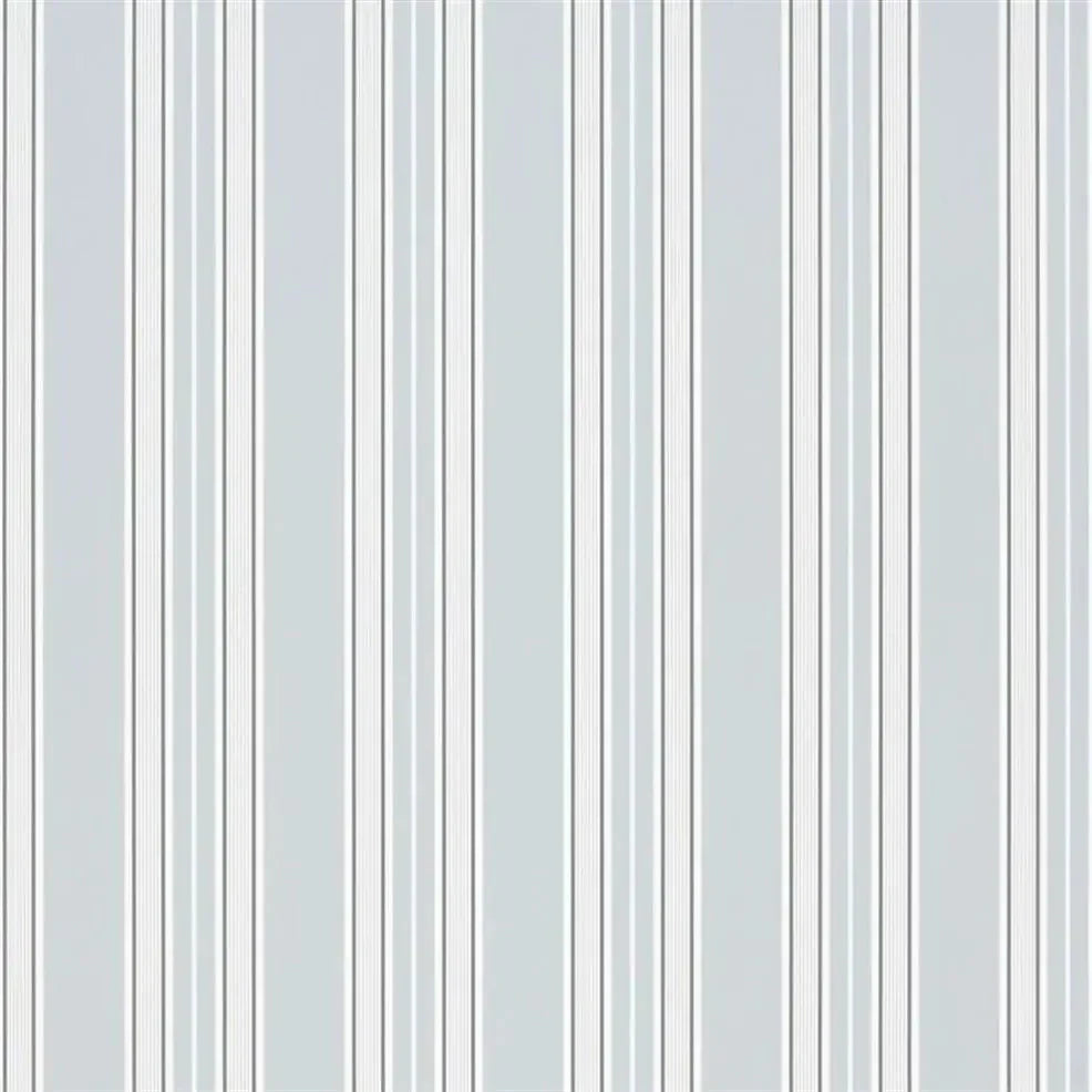 Pinstripe Wallpaper - Graphite - P586/03 - Designers Guild