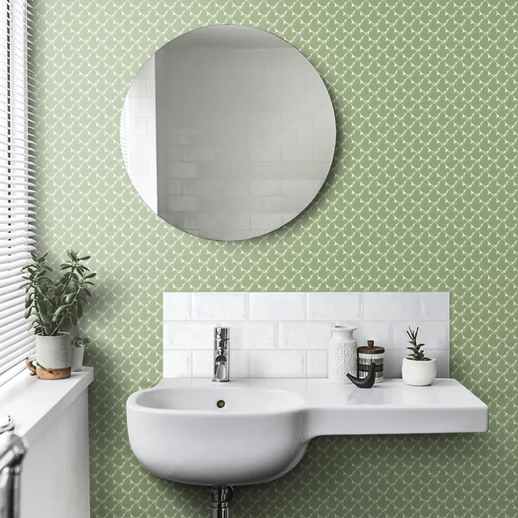 Pippi Wallpaper - Green - Boråstapeter - 4845 - Premier Wallcovering
