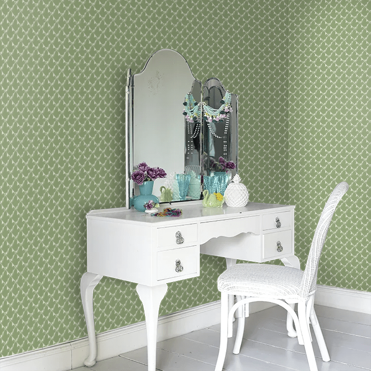 Pippi Wallpaper - Green - Boråstapeter - 4845 - Premier Wallcovering