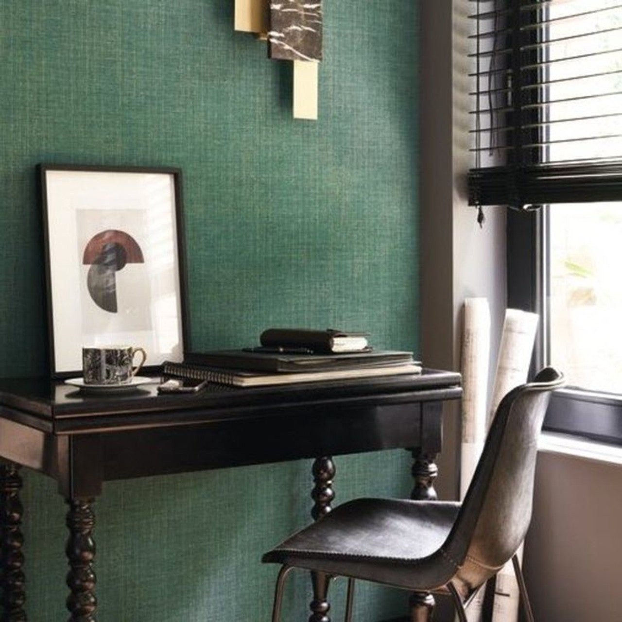 Plain Five O'Clock Wallpaper - Beige Sable - Casadeco - 85841345 - Premier Wallcovering