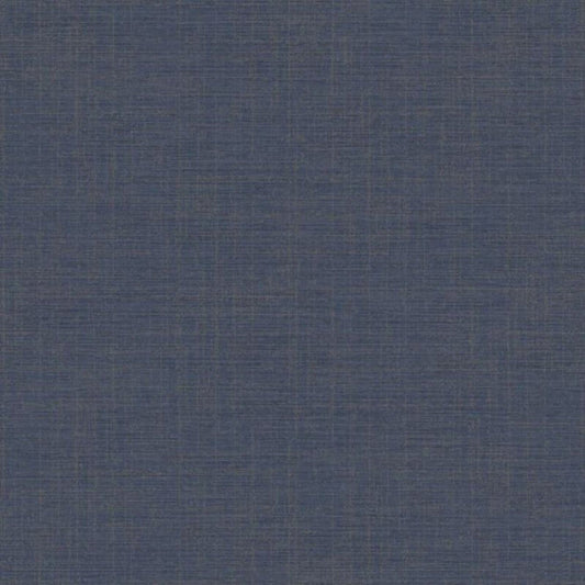 Plain Five O'Clock Wallpaper - Bleu Indigo - Casadeco - 85846682 - Premier Wallcovering