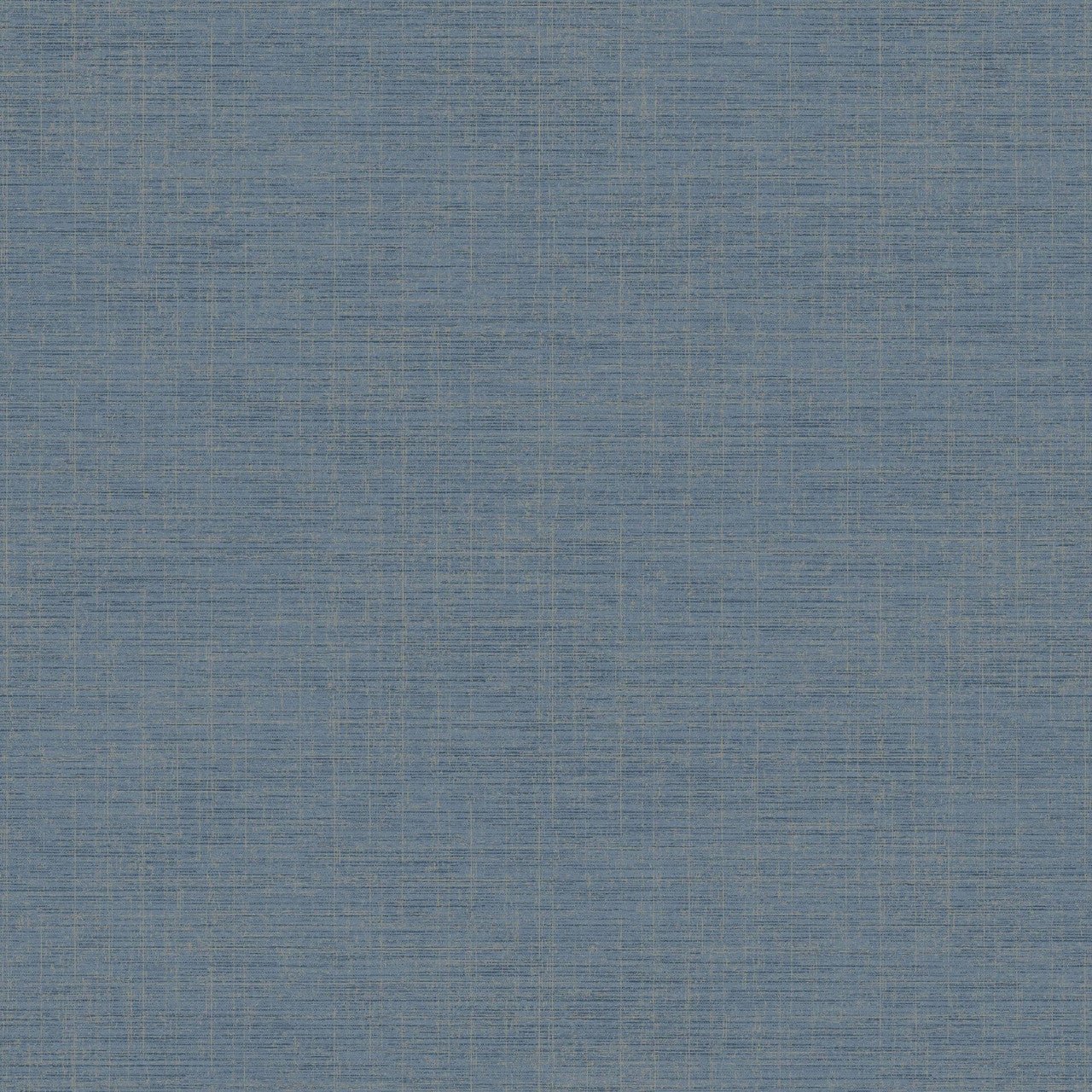 Plain Tissage Wallpaper - Bleu Denim - Casadeco - 85846336 - Premier Wallcovering