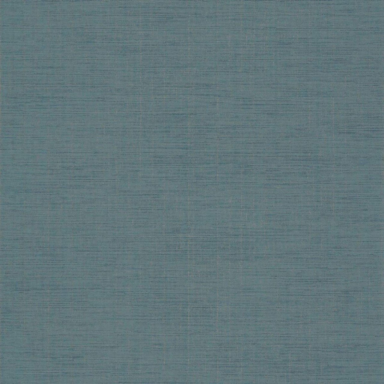 Plain Tissage Wallpaper - Bleu Orage - Casadeco - 85846469 - Premier Wallcovering