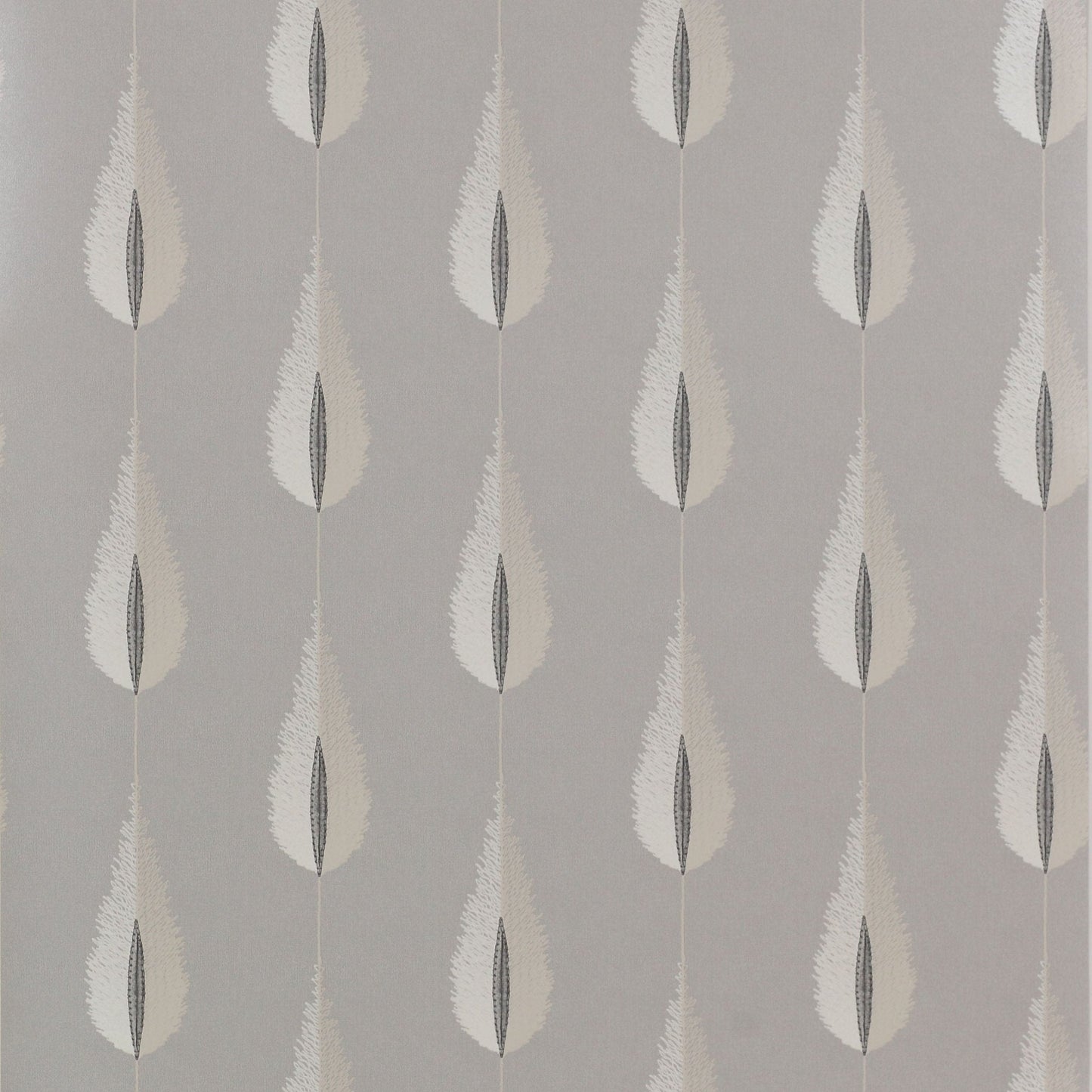 Plato Wallpaper - Silver - J156W - 04 - Jane Churchill