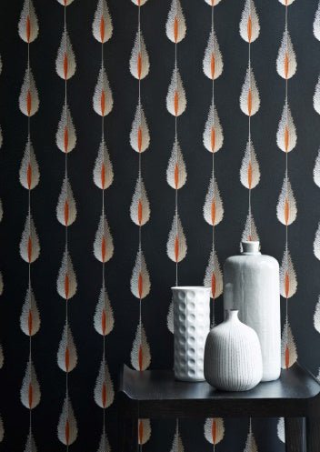 Plato Wallpaper - Slate - J156W - 07 - Jane Churchill