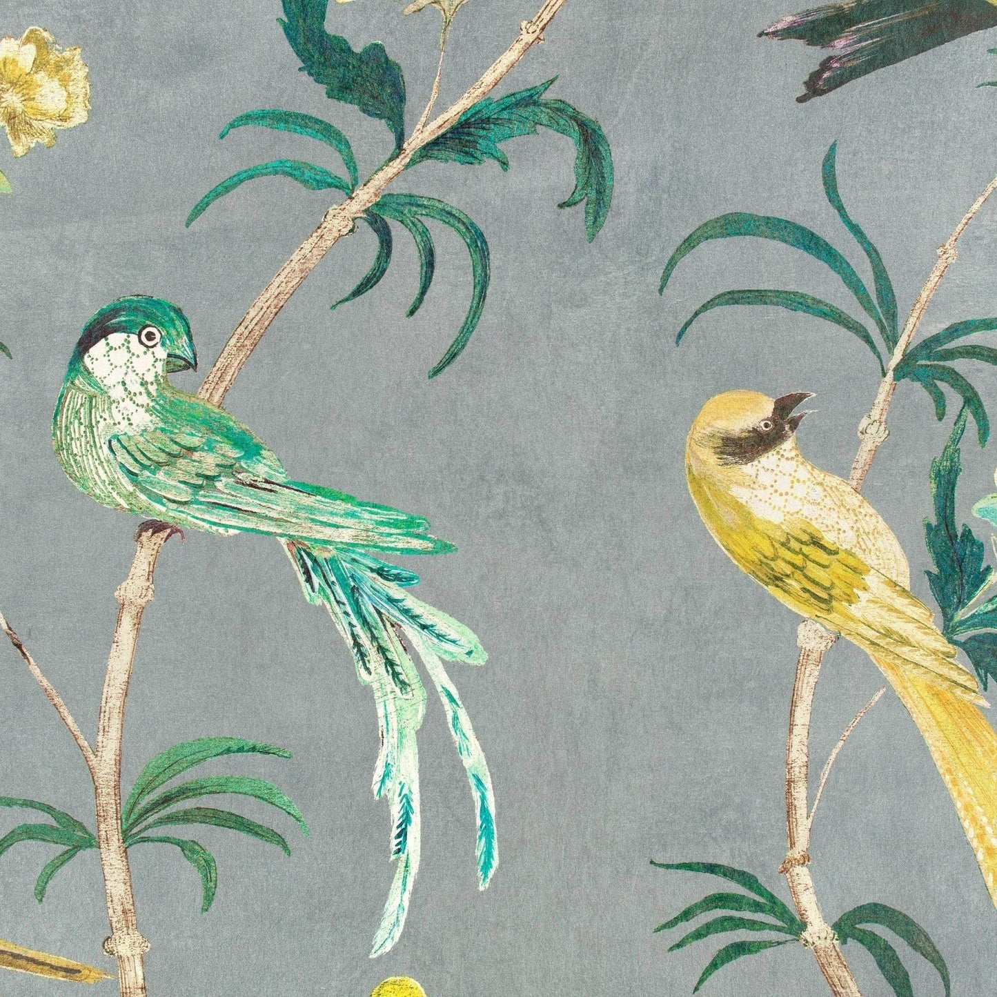 Pluma Wallpaper - Jade - Romo - Pluma - W444/04 - Premier Wallcovering