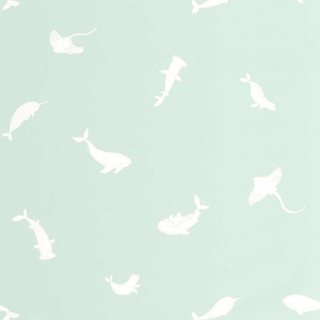 Poetic Sea Once Upon A Time Wallpaper - Blue - Casadeco - 200806101 - Premier Wallcovering
