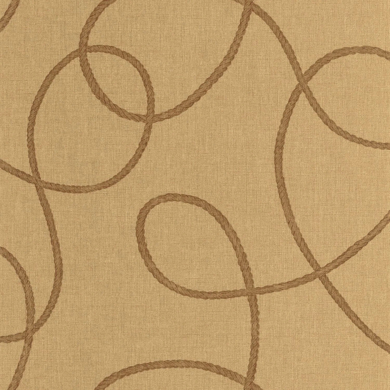 Pointe du Raz Seaside Wallpaper - Ocre - Casadeco - 201502442 - Premier Wallcovering