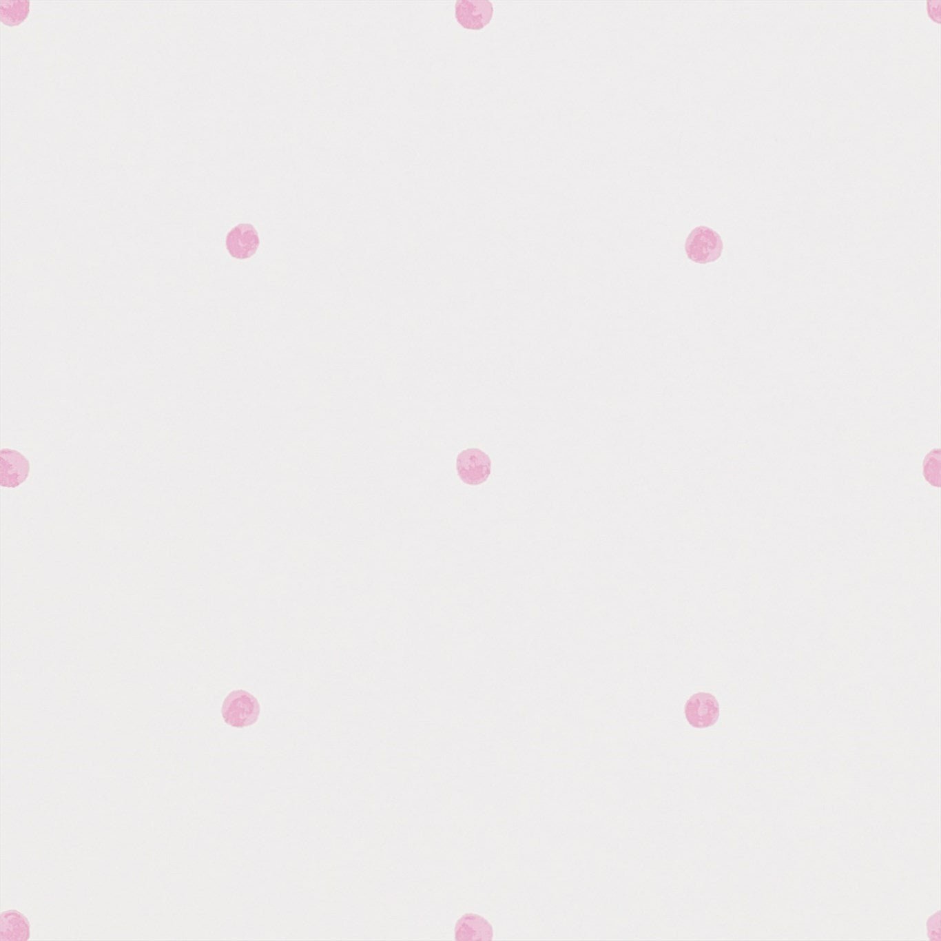 Polka Wallpaper - Pink/Cream - Sanderson - DLIT214049