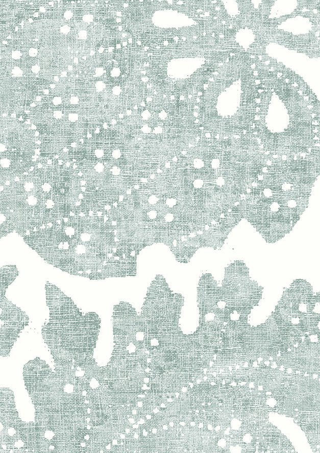 Pomegranate Fresco Wallpaper - Sky - Lewis & Wood - Premier Wallcovering