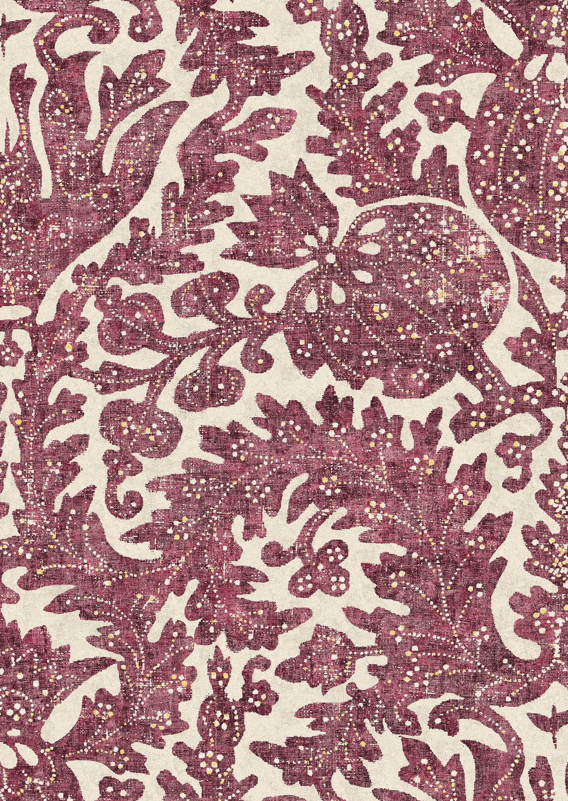 Pomegranate Wallpaper - Raspberry - Lewis & Wood - Premier Wallcovering