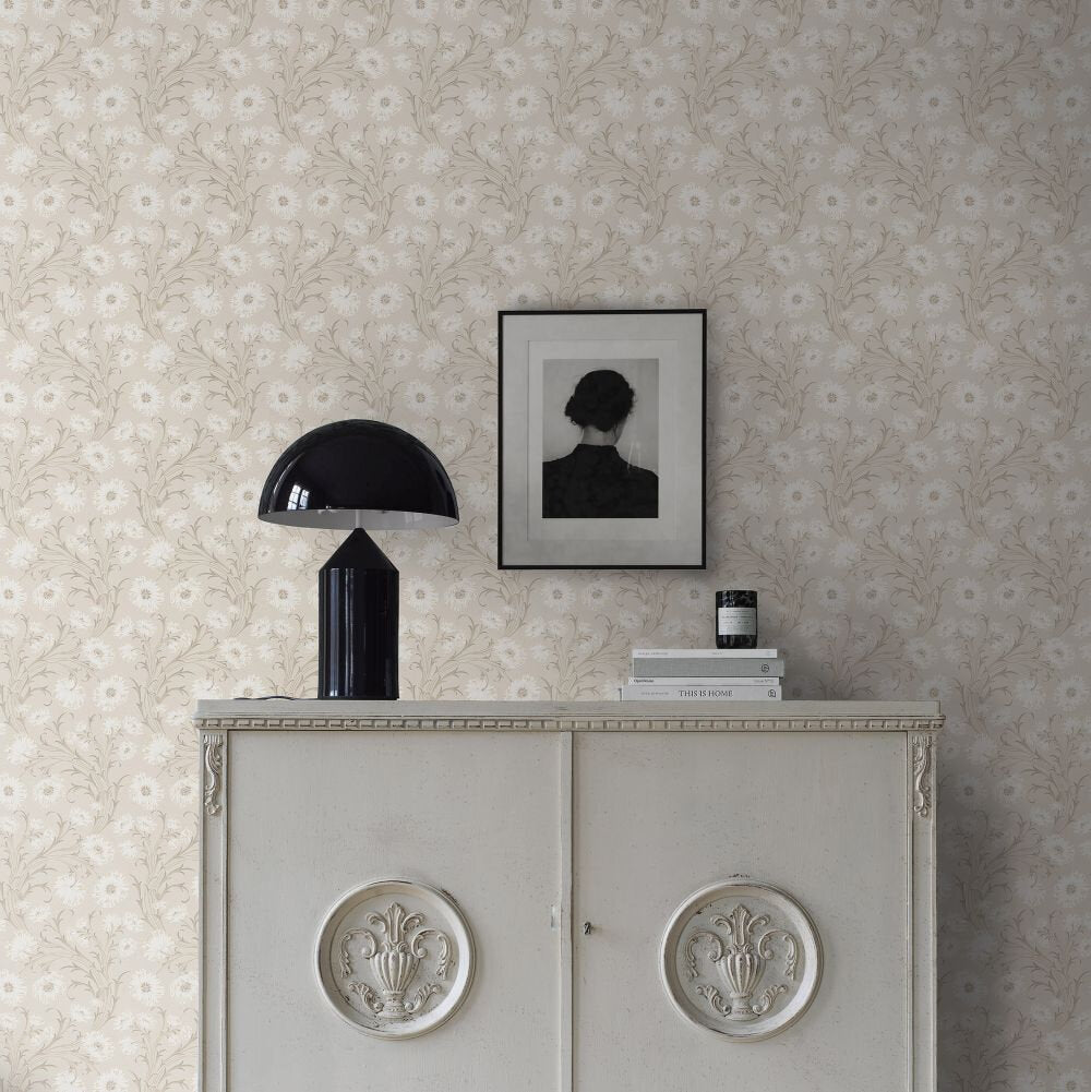 Poppy Flow Wallpaper - Nude - Boråstapeter - 2269 - Premier Wallcovering