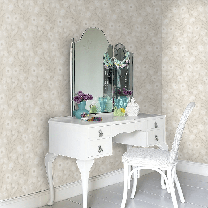 Poppy Flow Wallpaper - Nude - Boråstapeter - 2269 - Premier Wallcovering