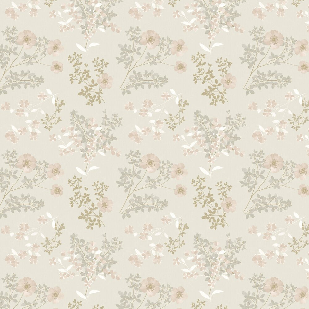 Prairie Rose Wallpaper – Gustavian