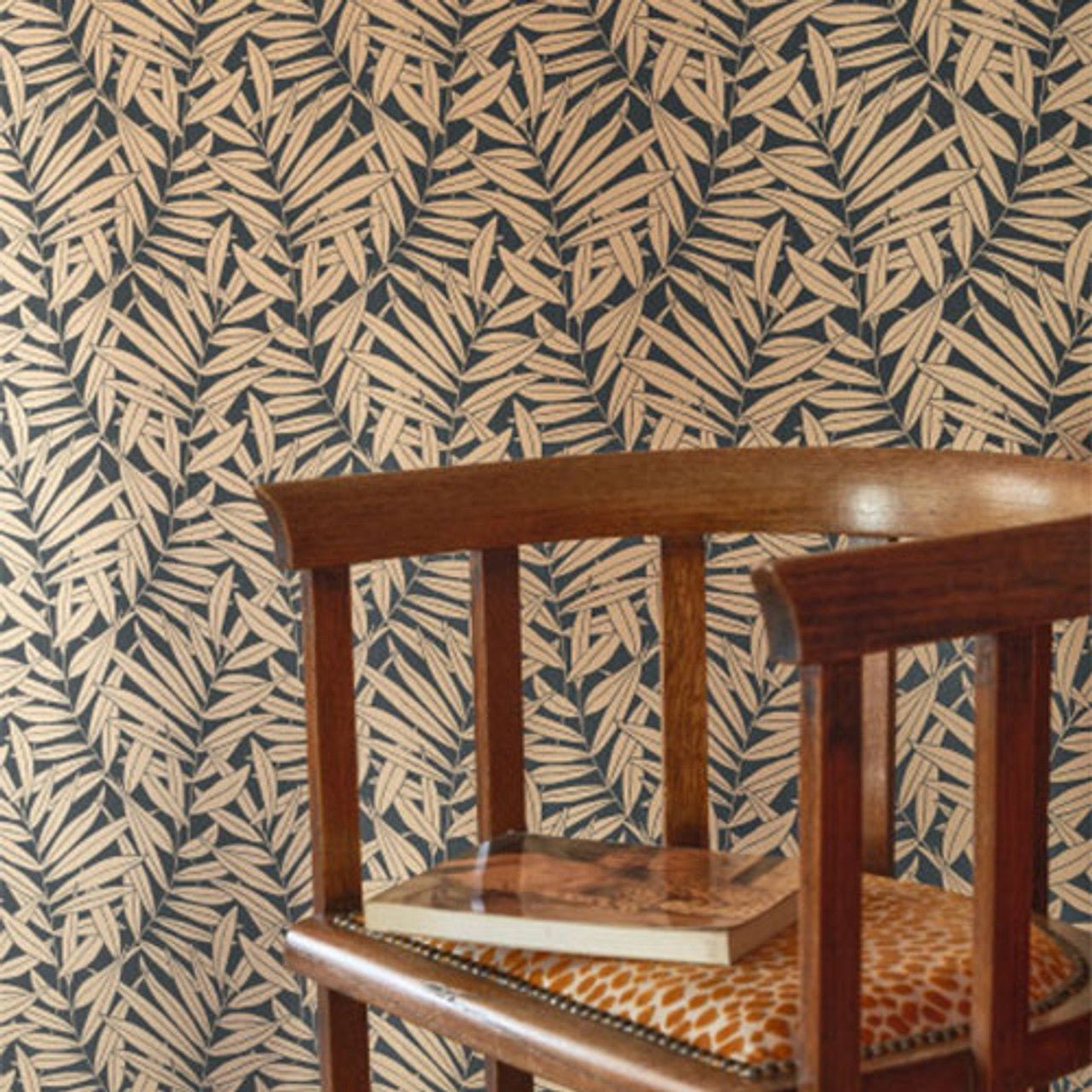 Preston Derby Wallpaper - Mordore Noir - Casadeco - 89312877 - Premier Wallcovering