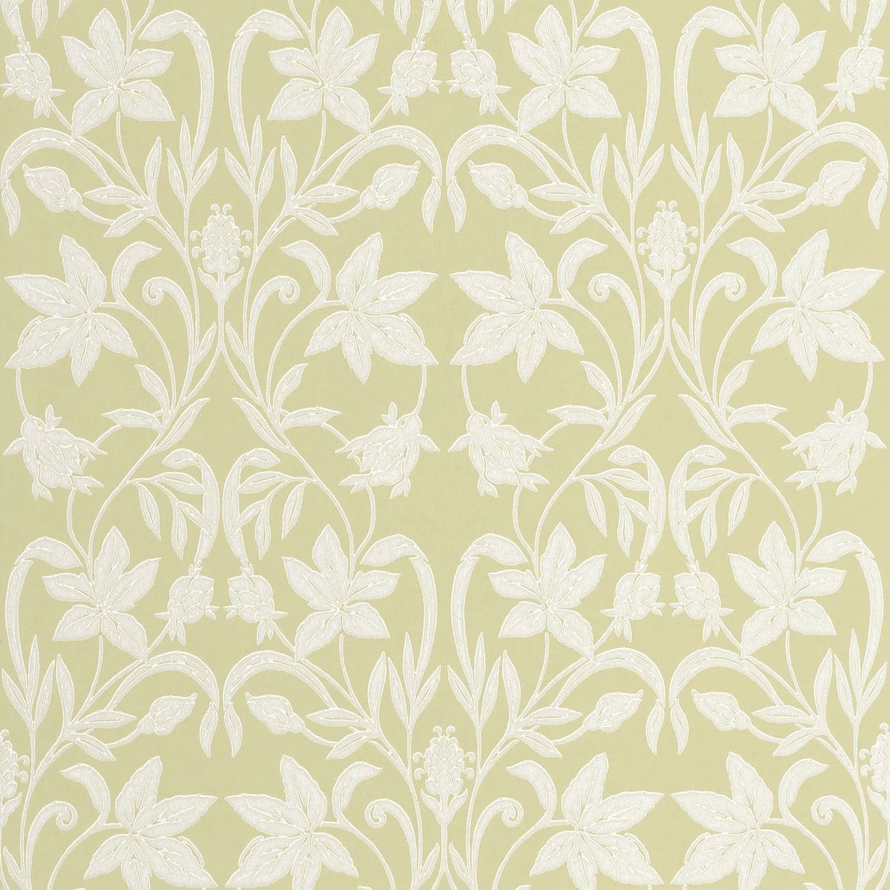 Primrose Heritage Wallpaper - Pistache - Casadeco - 201237245 - Premier Wallcovering