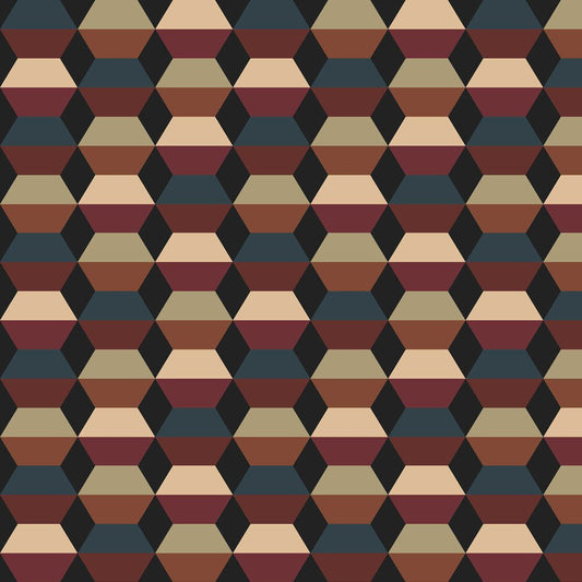 Prisma Wallpaper - Brown - Boråstapeter - 4752 - Premier Wallcovering