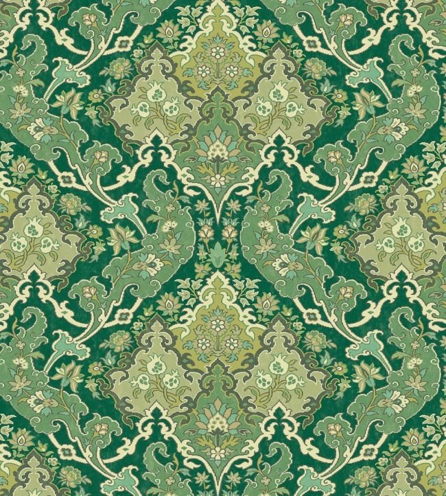 Pushkin Wallpaper - Green Multi - 108/8041 - Cole & Son - Premier Wallcovering