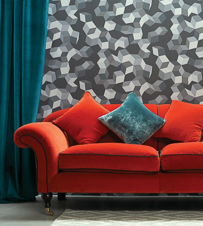 Puzzle Wallpaper - Charcoals on Stone - 105/2007 - Cole & Son - Premier Wallcovering