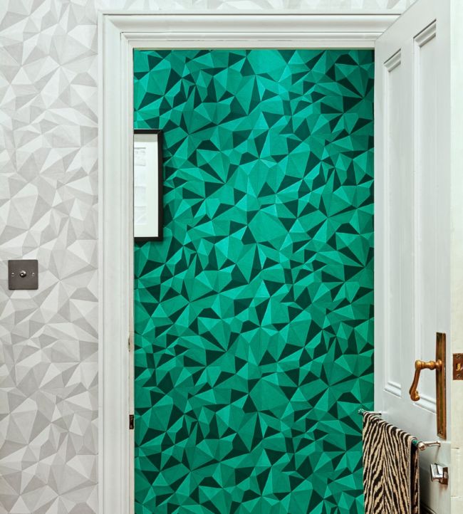 Quartz Wallpaper - Metallic Emerald - 107/8039 - Cole & Son - Premier Wallcovering