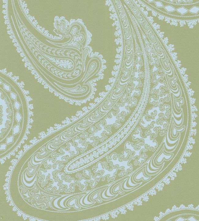 Rajapur Wallpaper - Seafoam on Olive - 66/5034 - Cole & Son - Premier Wallcovering