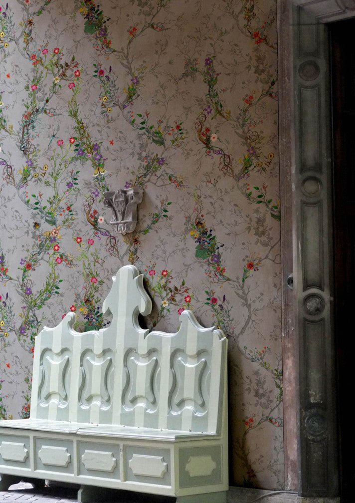 Random Ruskin Wallpaper - Grey - Timorous Beasties - RUS/RRK/MICA/04 - Premier Wallcovering