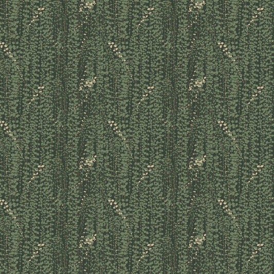 Ranke Wallpaper - Dark Green - Boråstapeter - 1983 - Premier Wallcovering