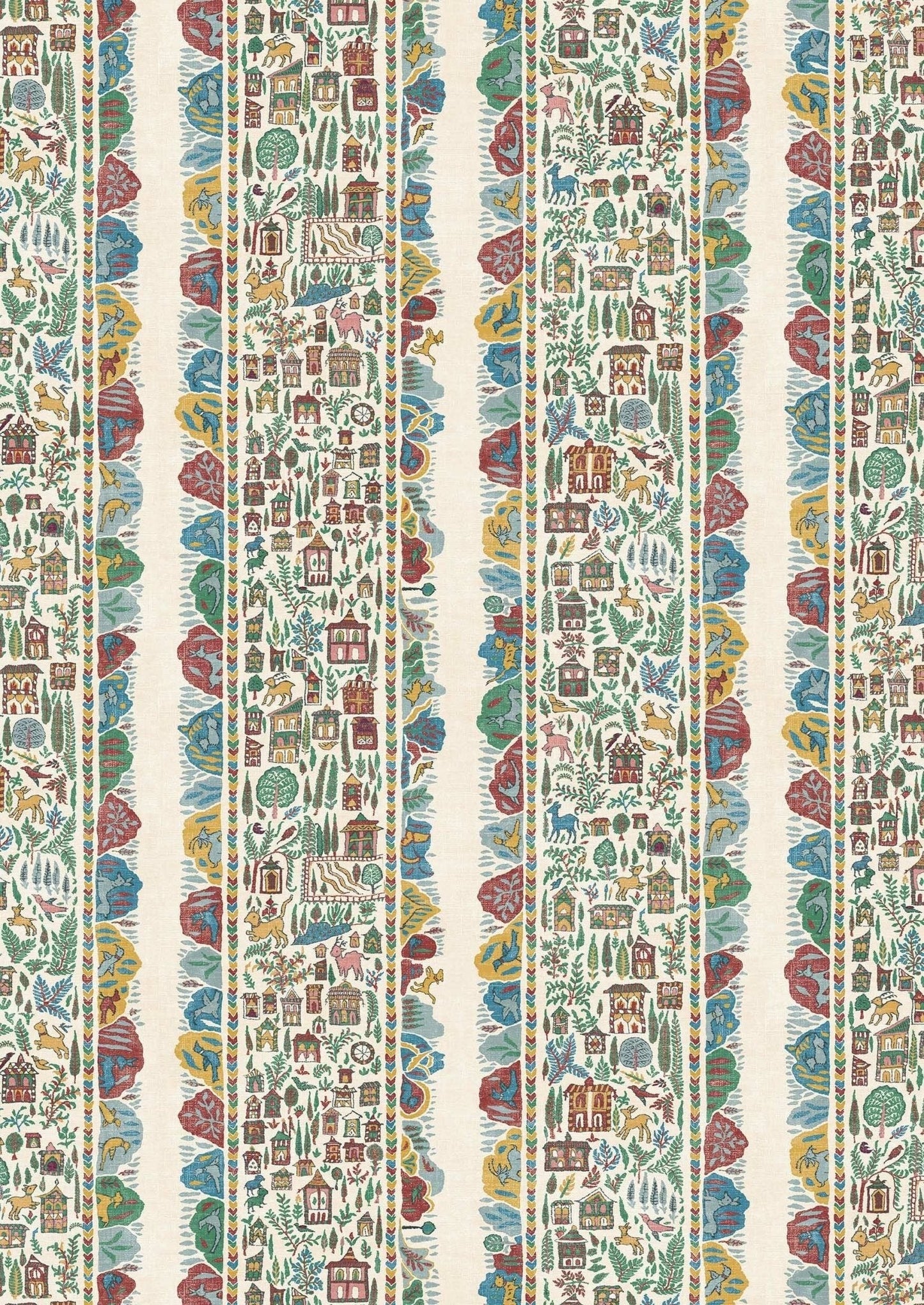 Ravi Ribbon Wallpaper - Garland - Lewis & Wood - Premier Wallcovering