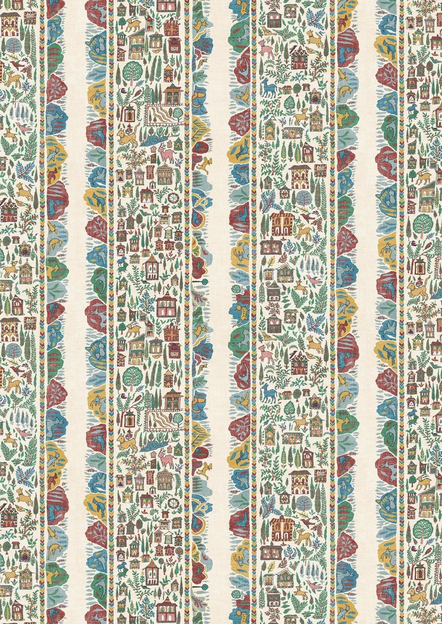 Ravi Ribbon Wallpaper - Garland - Lewis & Wood - Premier Wallcovering