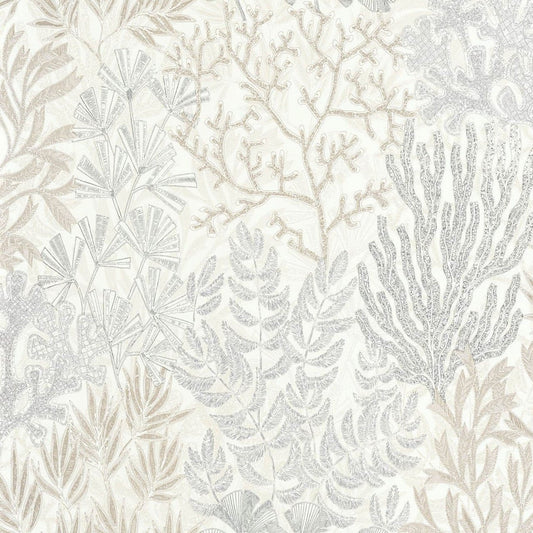 Recif Voyage Onirique Wallpaper - Naturel - Casadeco - 87221030 - Premier Wallcovering
