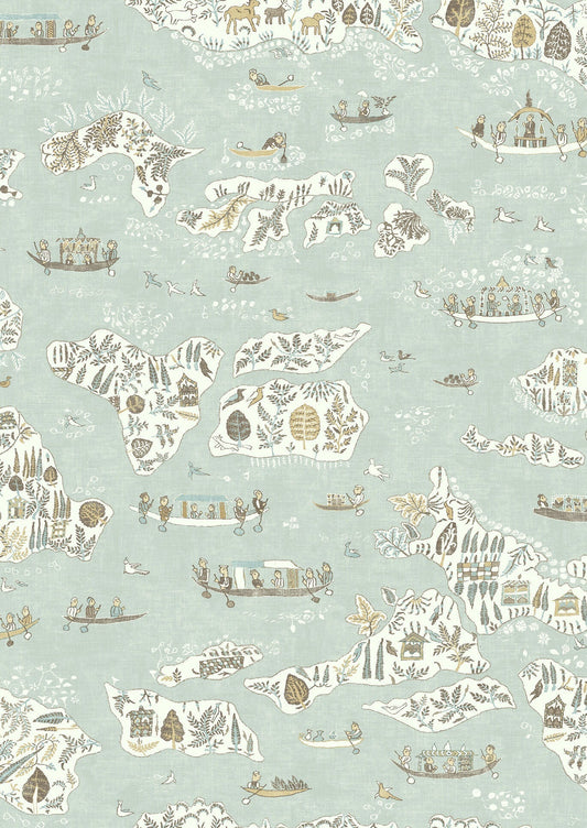 Regatta Wallpaper - Aqua Vita - Lewis & Wood - Premier Wallcovering