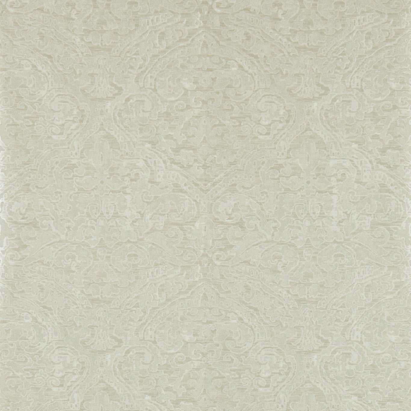 Renaissance Damask Wallpaper - Linen - ZCON312024 - Zoffany
