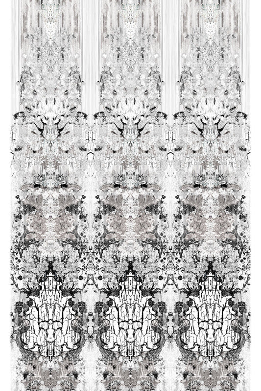 Ripolin Wallpaper Panels - Silver - Timorous Beasties - STCO/RIPP/RNW/01 - Premier Wallcovering