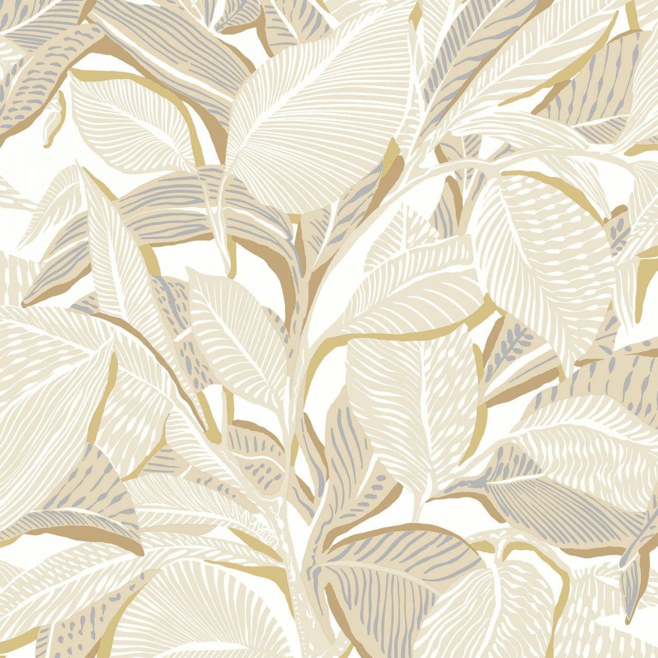Riviera Mediterranee Wallpaper - Sable - Casadeco - 87411149 - Premier Wallcovering