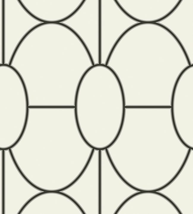 Riviera Wallpaper - Black on White - 105/6026 - Cole & Son - Premier Wallcovering